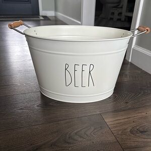 Rae Dunn White Beer Bucket